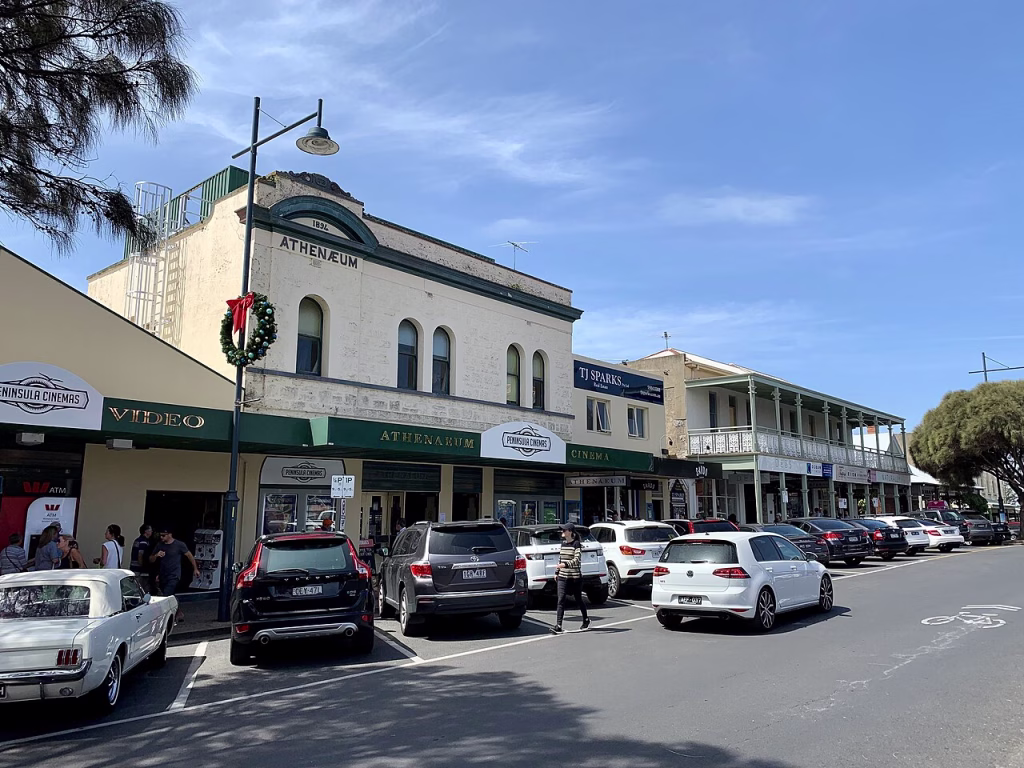 Heritage buildings on Ocean Beach Road, Sorrento